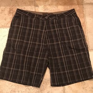 Men’s O’Neill Brown Plaid Shorts
